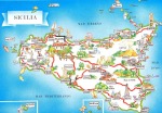 Mappa dalla Sicilia