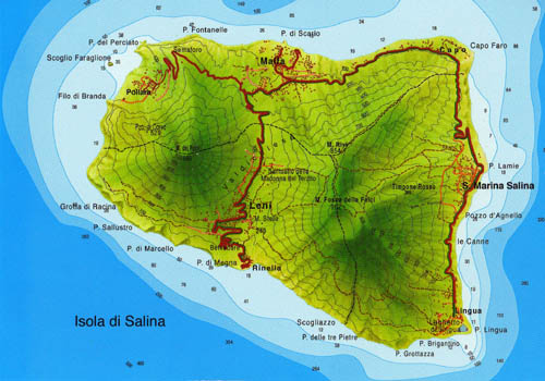 Mappa di Salina